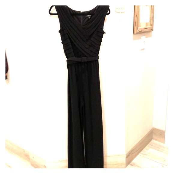 Adrianna Papell Pants - Adrianna Papell Black Formal Romper
